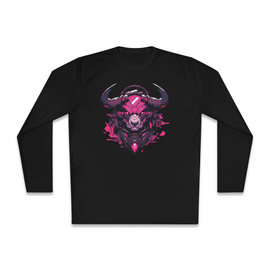 100%纯棉长袖T恤 | Mascot-Bull-002 
