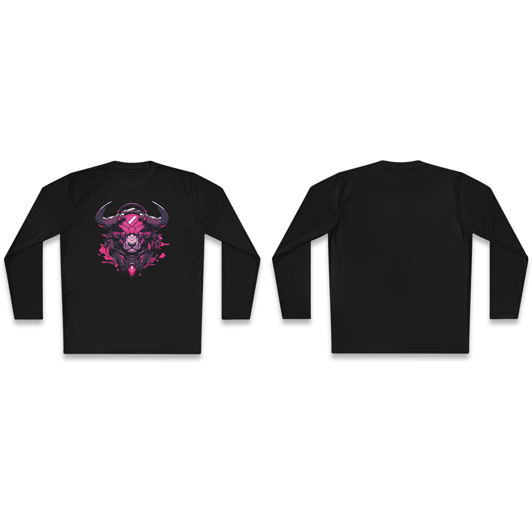 100%纯棉长袖T恤 | Mascot-Bull-002 