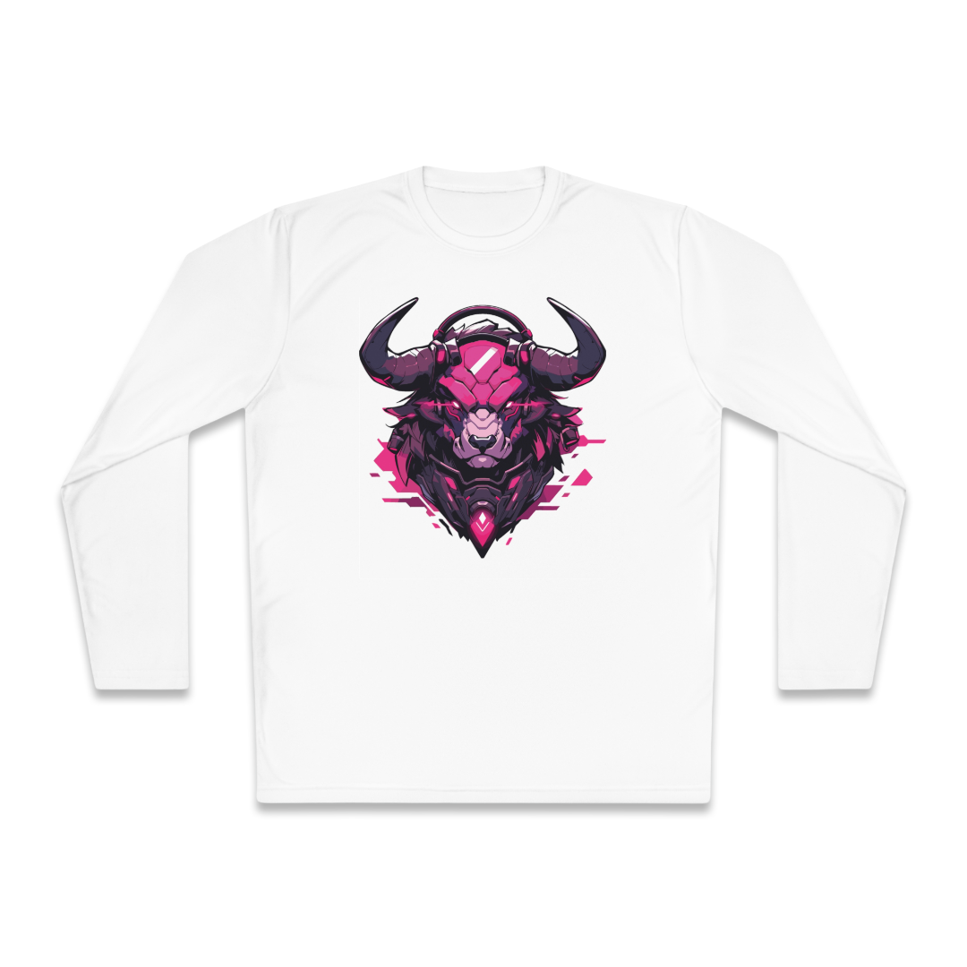 100%纯棉长袖T恤 | Mascot-Bull-002 