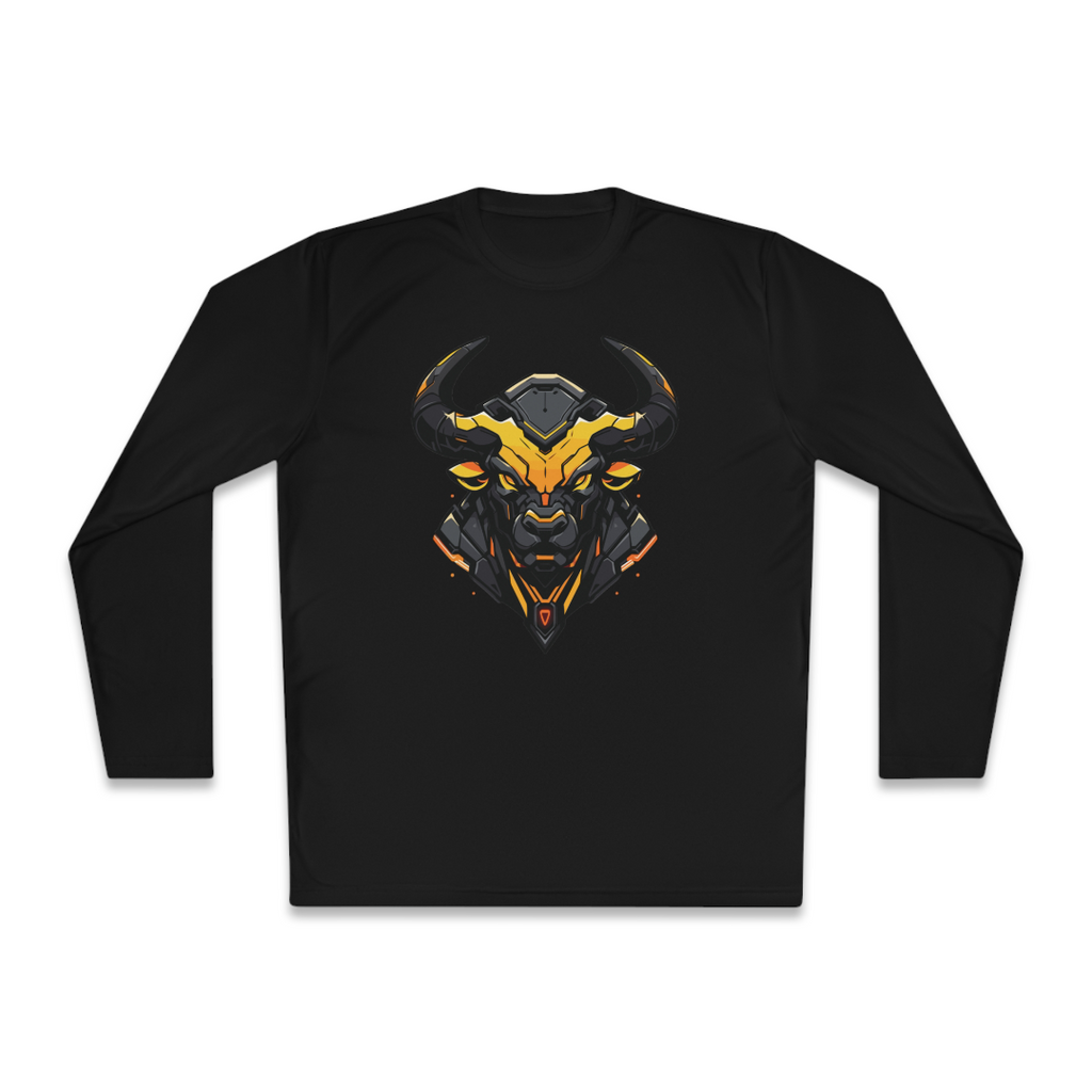 100%纯棉长袖T恤 | Mascot-Bull-003 