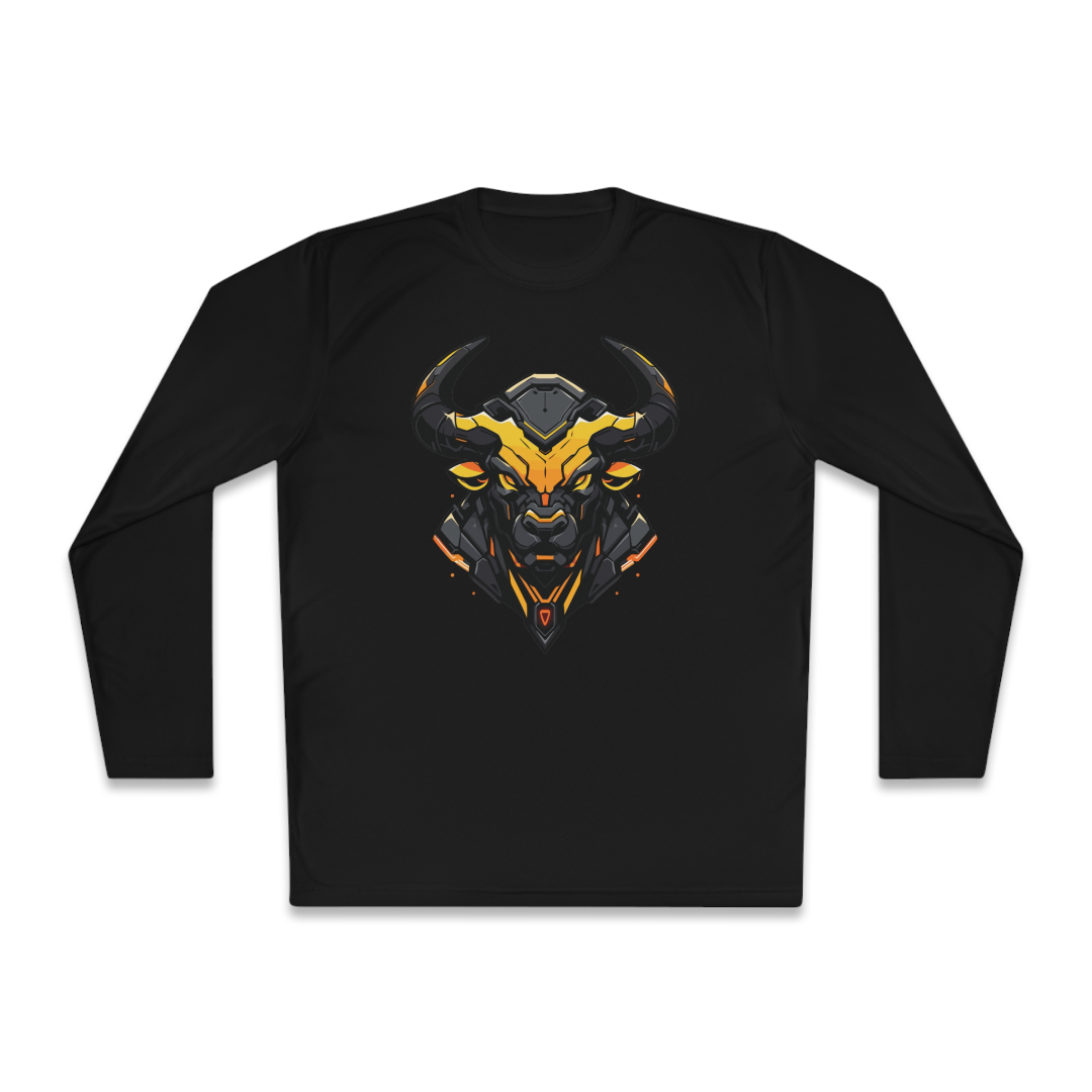 100%纯棉长袖T恤 | Mascot-Bull-003 