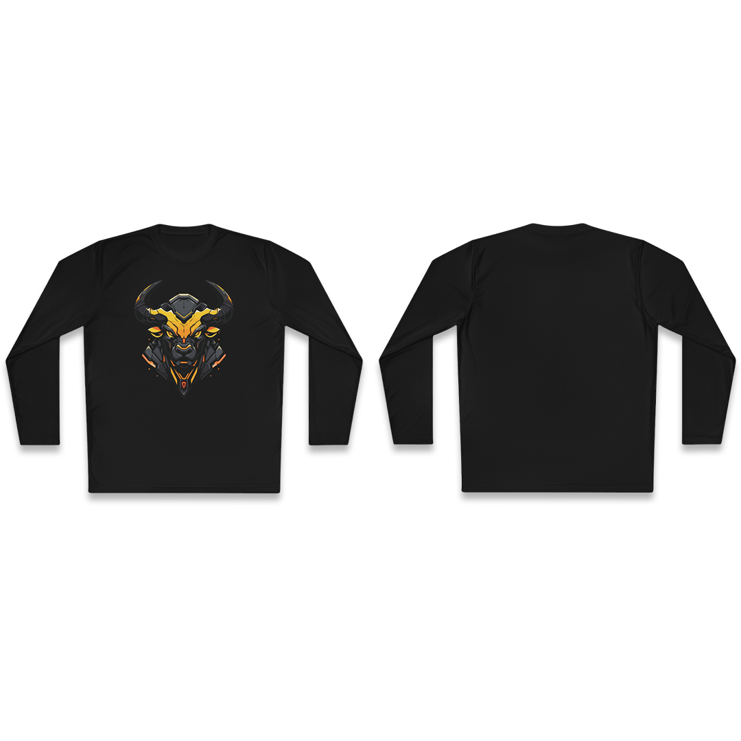 100%纯棉长袖T恤 | Mascot-Bull-003 