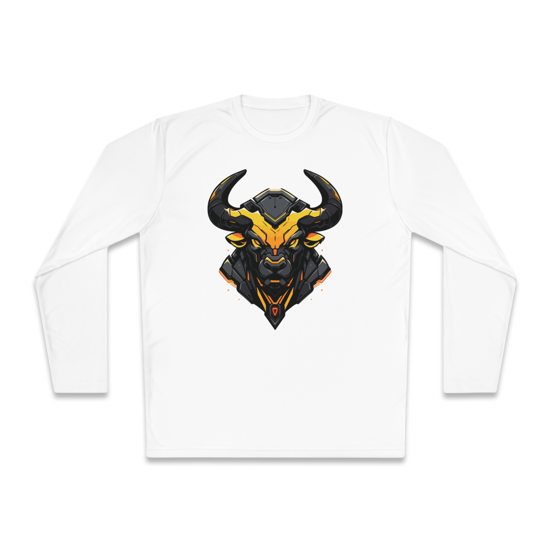 100%纯棉长袖T恤 | Mascot-Bull-003 