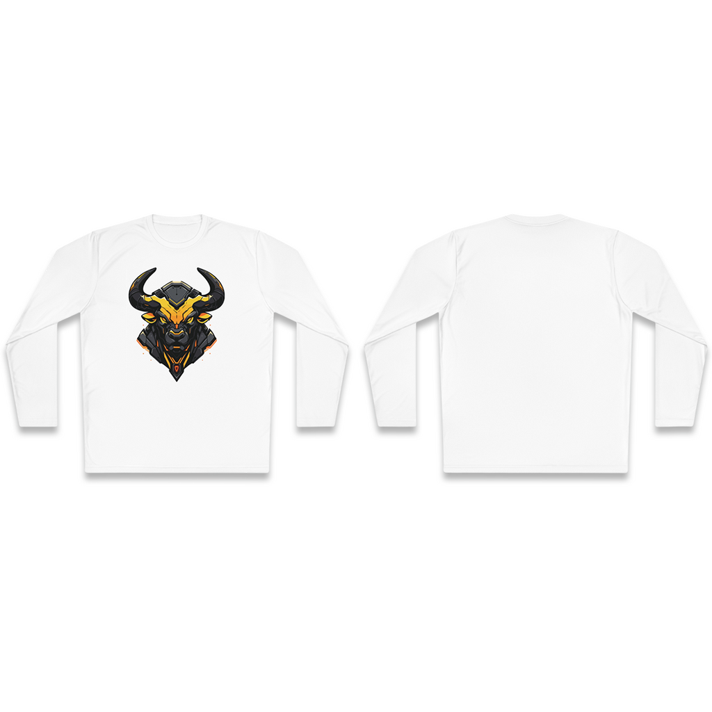 100%纯棉长袖T恤 | Mascot-Bull-003 