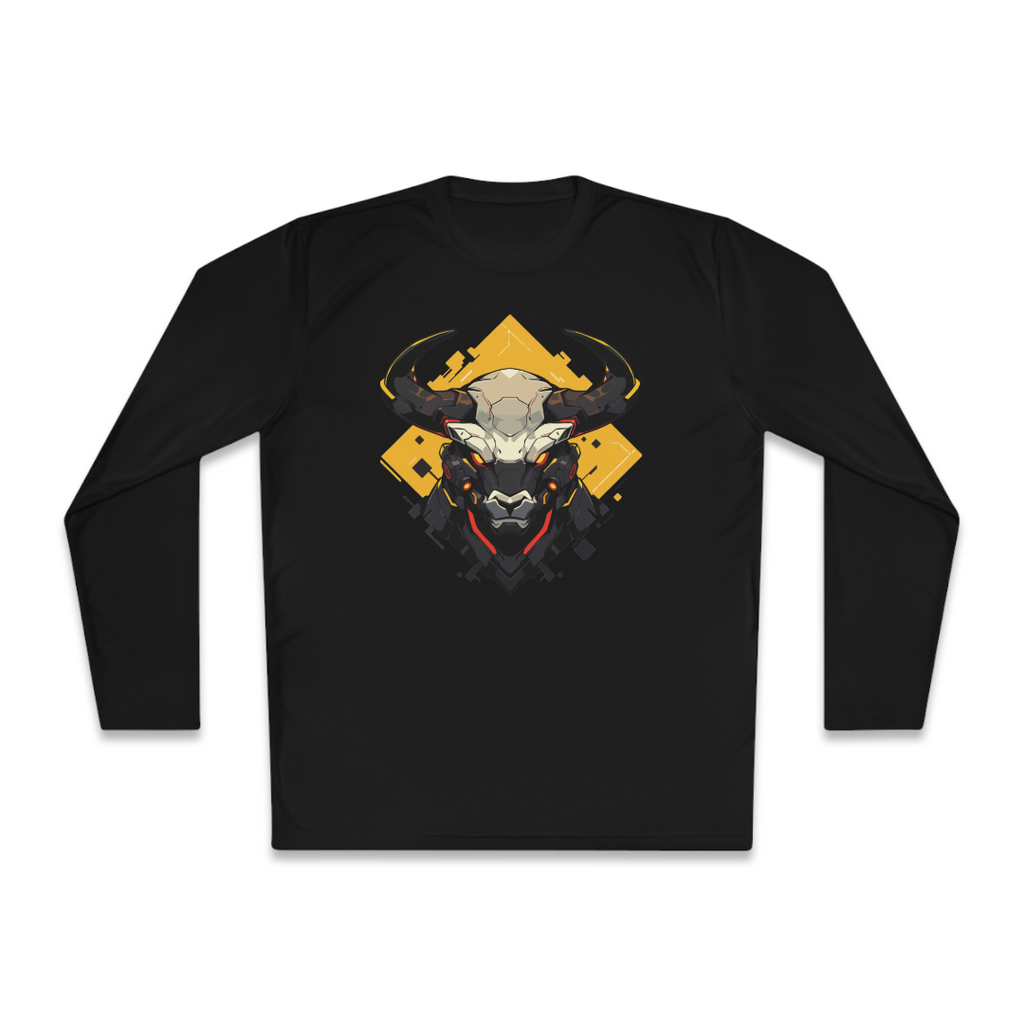 100%纯棉长袖T恤 | Mascot-Bull-004 