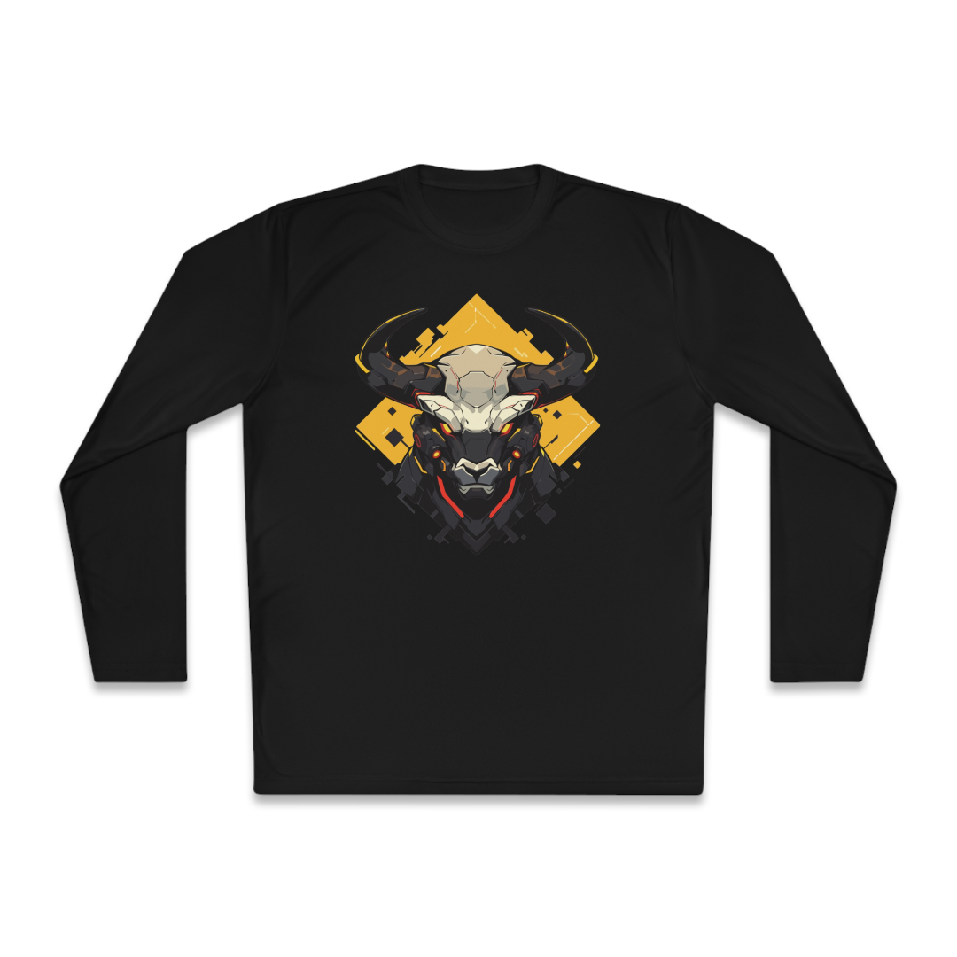 100%纯棉长袖T恤 | Mascot-Bull-004 