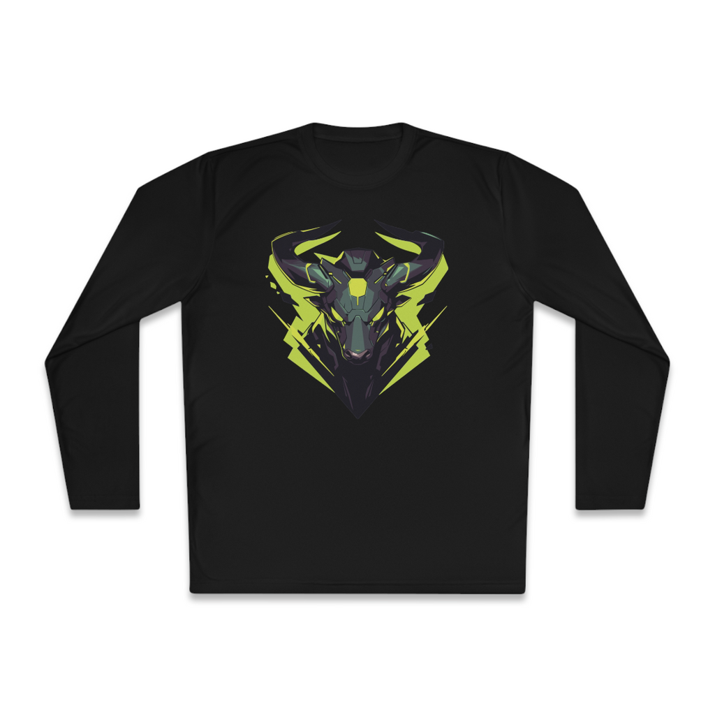 100%纯棉长袖T恤 | Mascot-Bull-005 