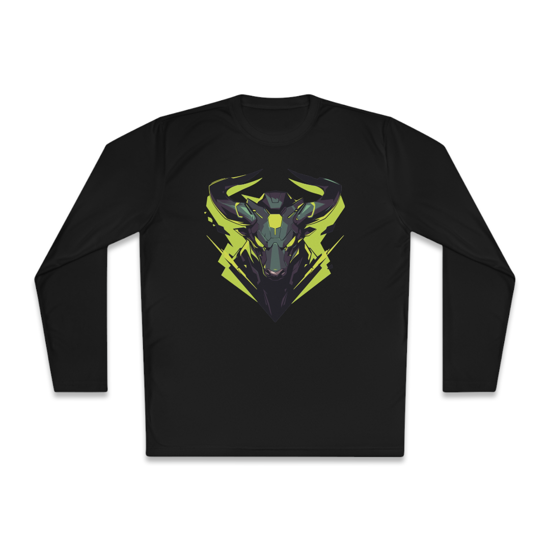 100%纯棉长袖T恤 | Mascot-Bull-005 