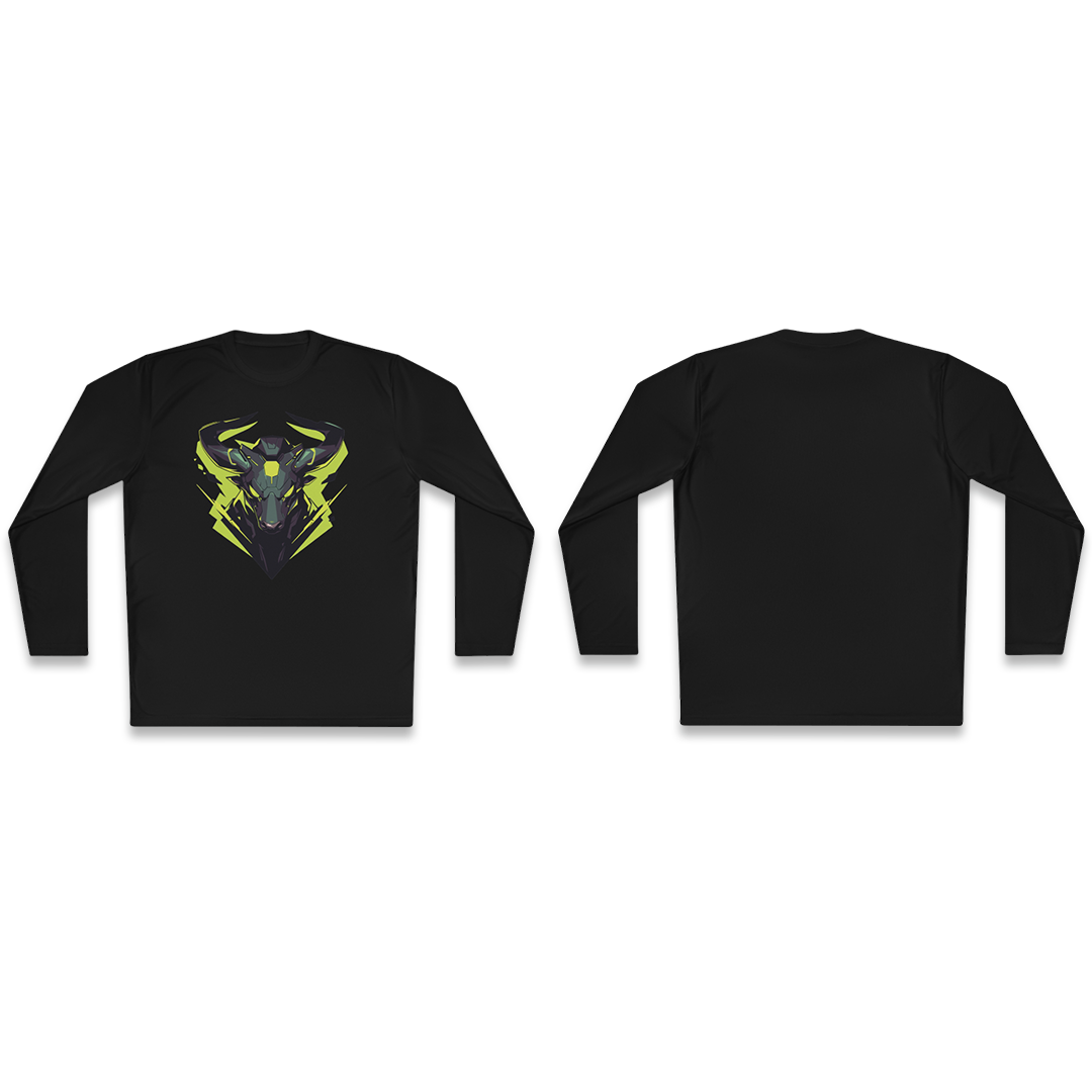 100%纯棉长袖T恤 | Mascot-Bull-005 