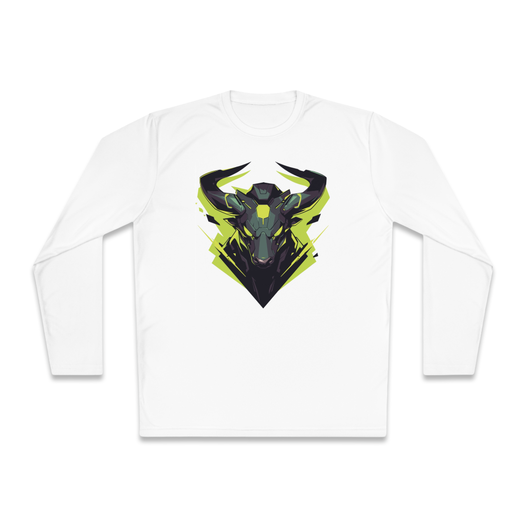 100%纯棉长袖T恤 | Mascot-Bull-005 