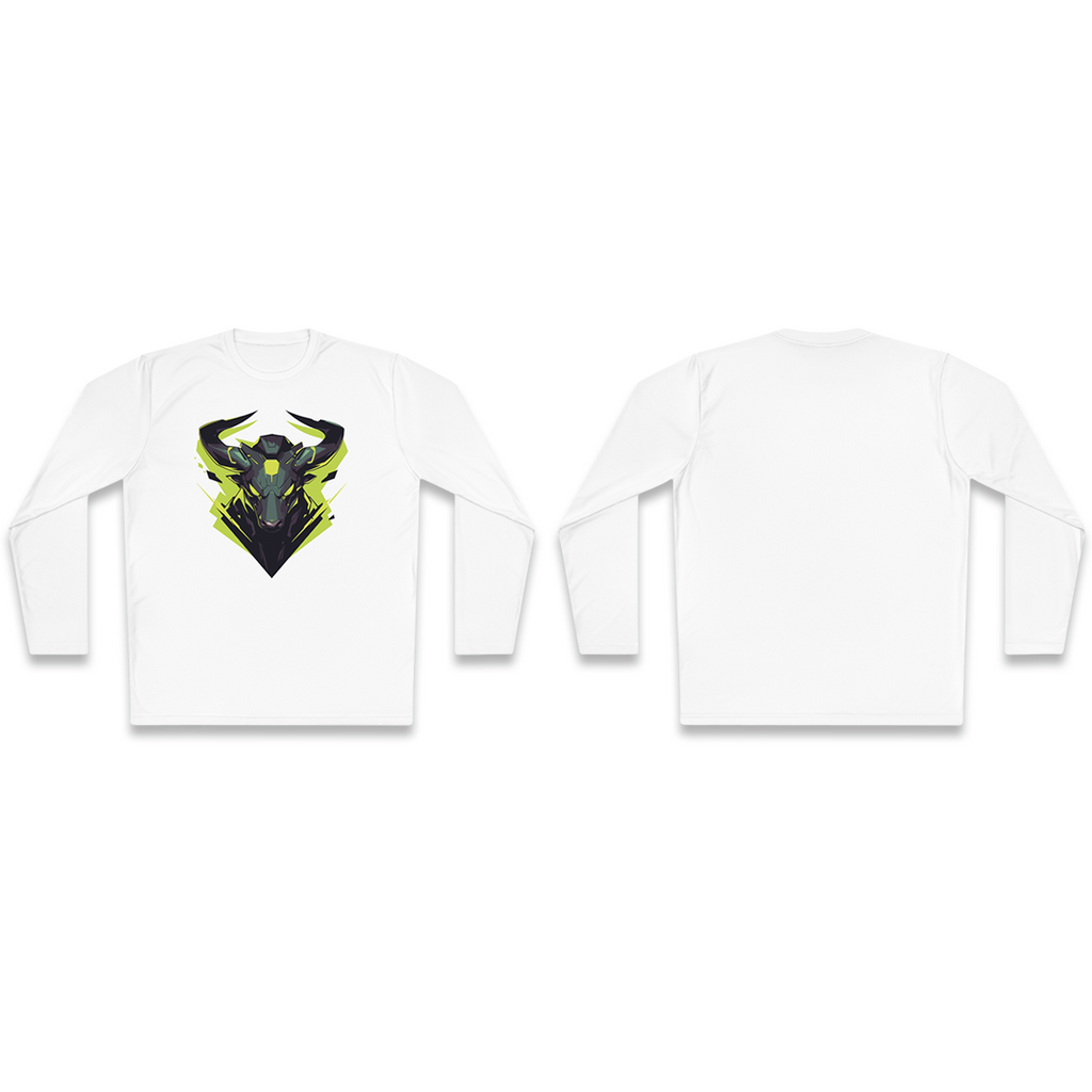 100%纯棉长袖T恤 | Mascot-Bull-005 