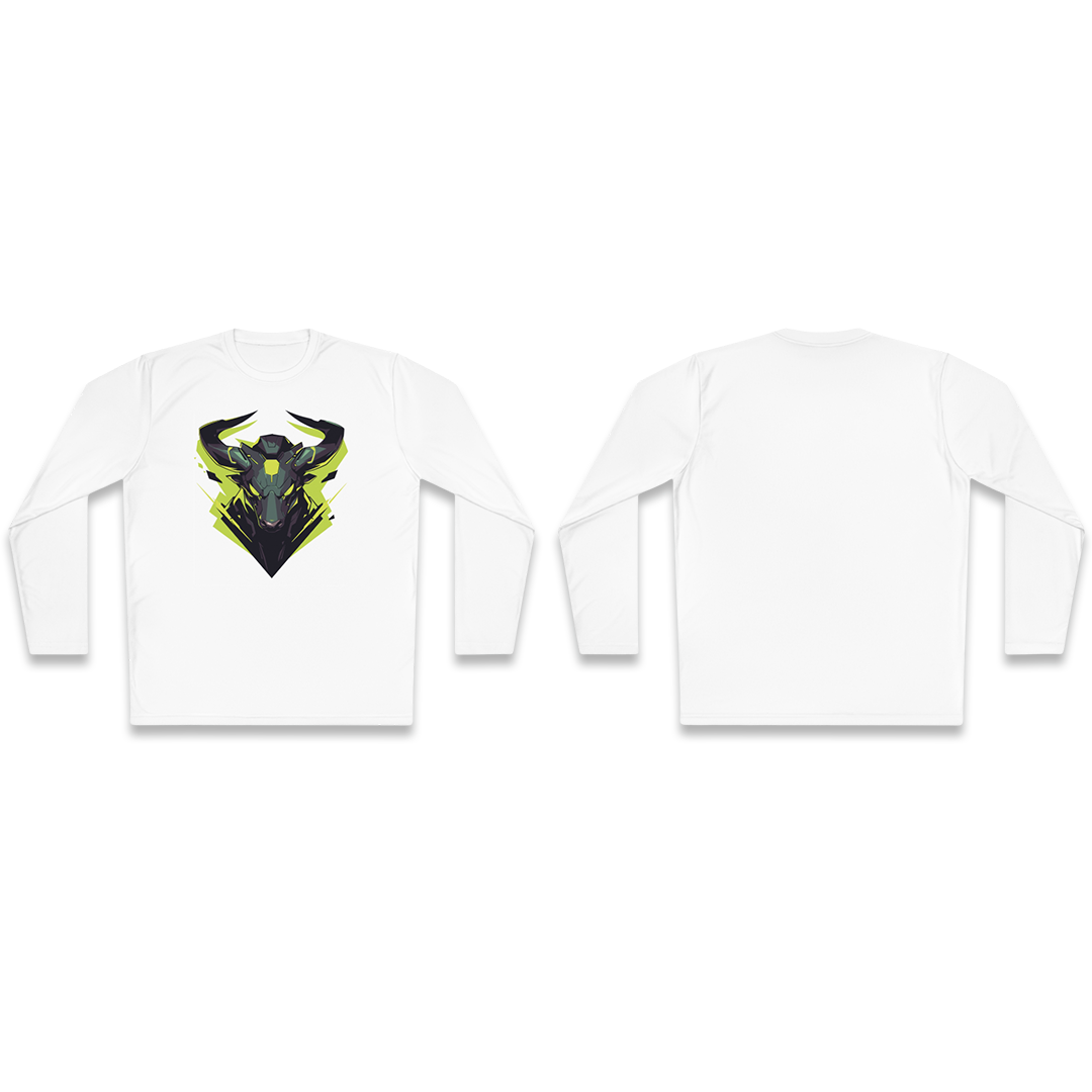 100%纯棉长袖T恤 | Mascot-Bull-005 