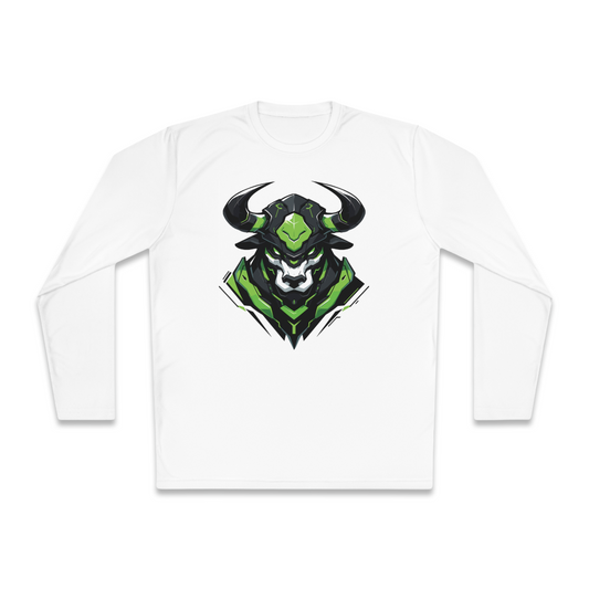 100% Cotton Long Sleeve Tee | Mascot-Bull-006