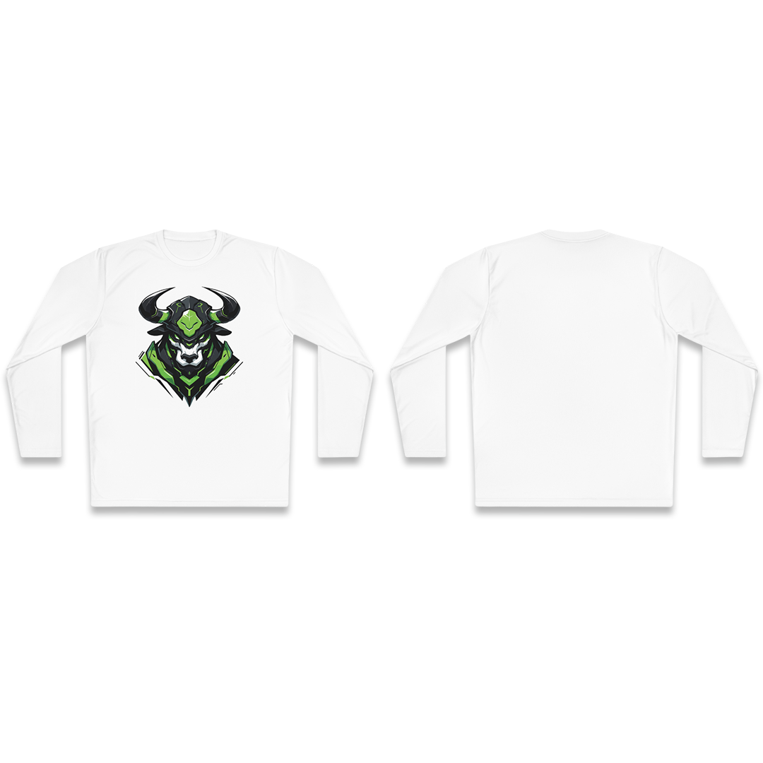 100%纯棉长袖T恤 | Mascot-Bull-006 