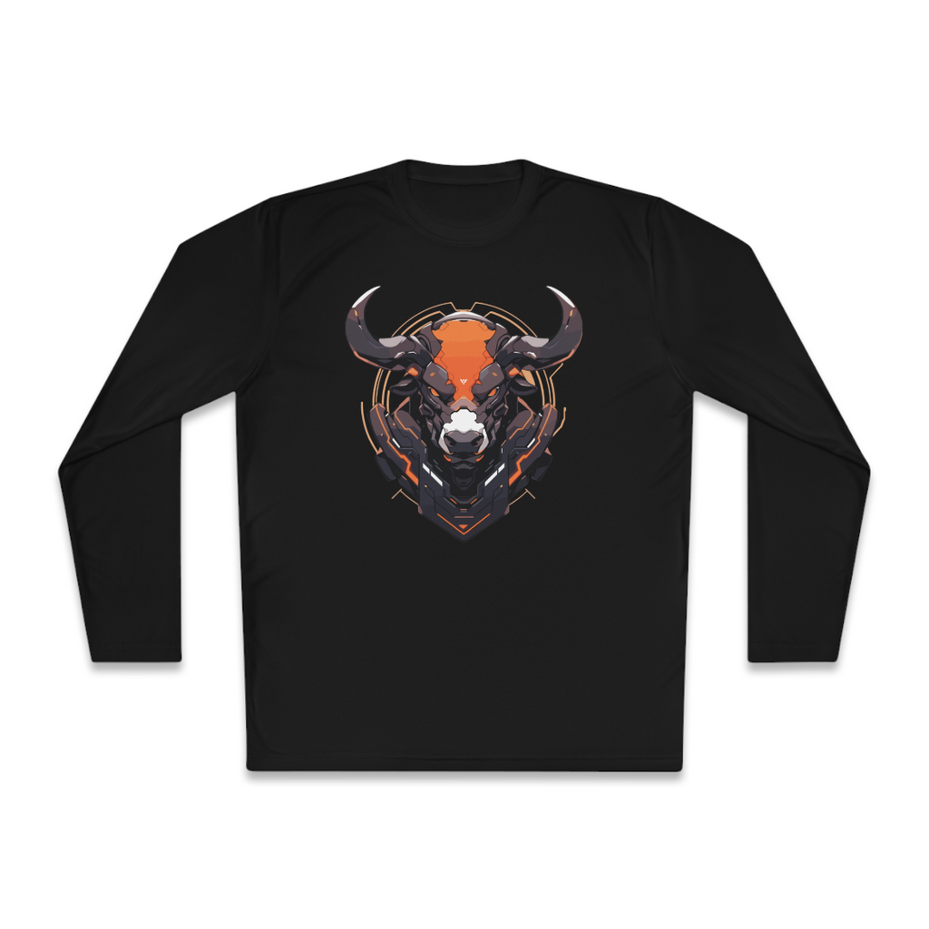 100%纯棉长袖T恤 | Mascot-Bull-008 