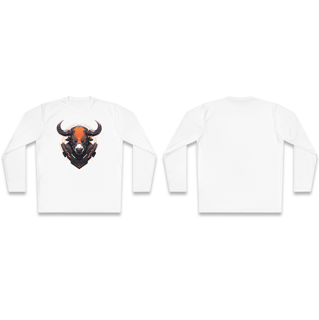 100%纯棉长袖T恤 | Mascot-Bull-008 