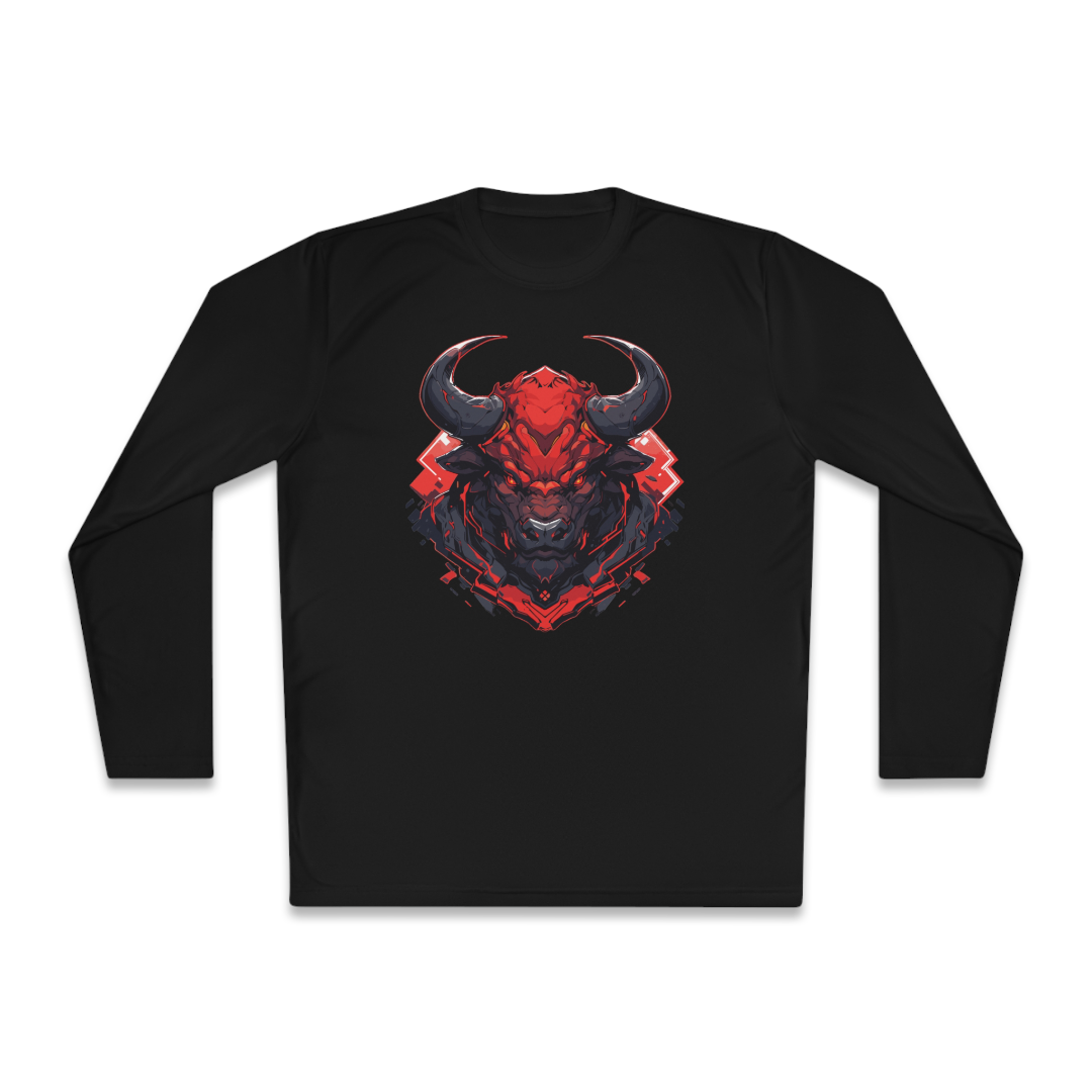 100%纯棉长袖T恤 | Mascot-Bull-010 