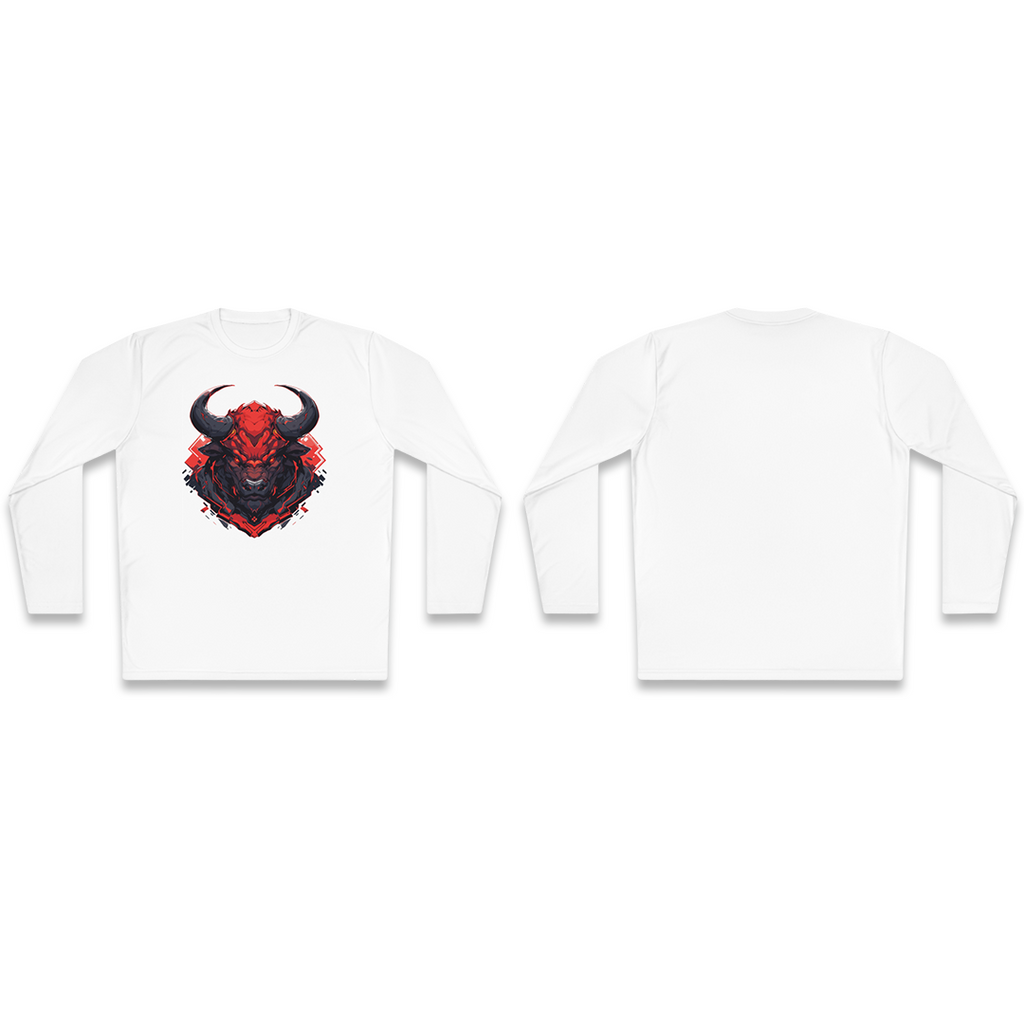 100%纯棉长袖T恤 | Mascot-Bull-010 