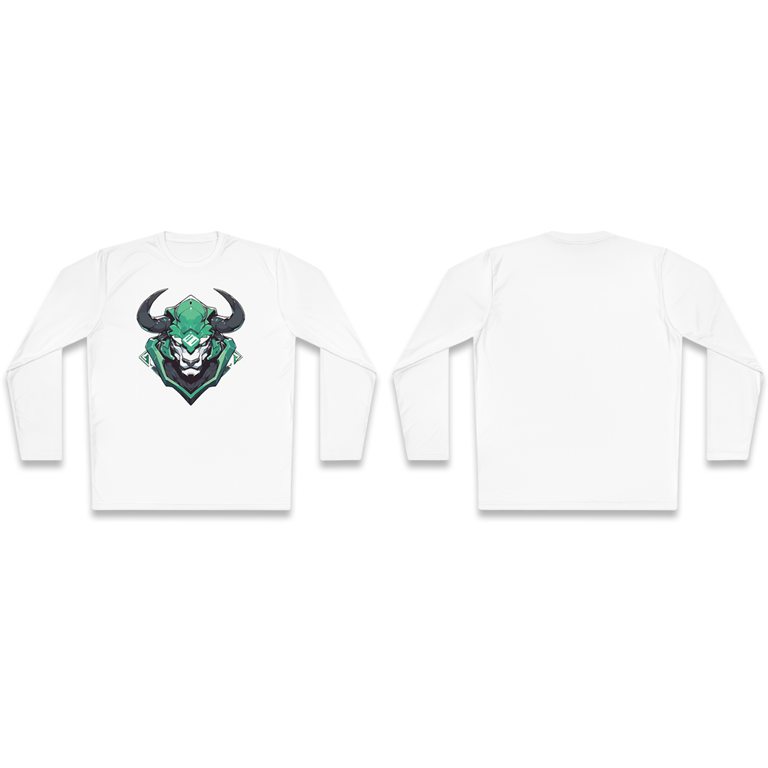 100%纯棉长袖T恤 | Mascot-Bull-011 