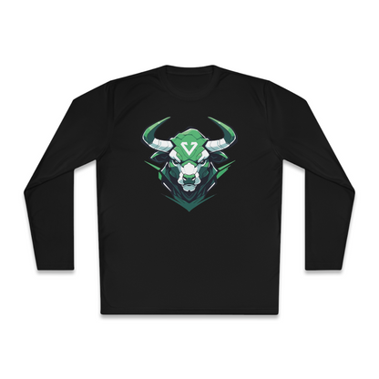 100% Cotton Long Sleeve Tee | Mascot-Bull-012