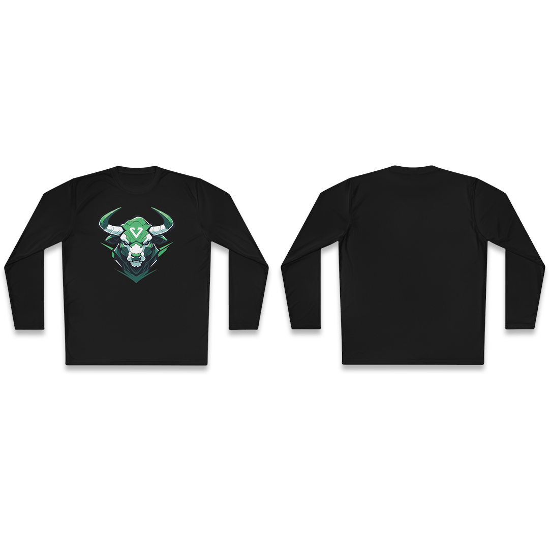 100%纯棉长袖T恤 | Mascot-Bull-012 