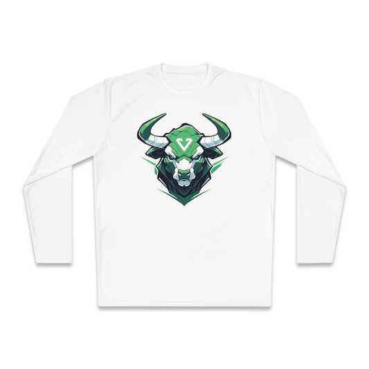 100% Cotton Long Sleeve Tee | Mascot-Bull-012