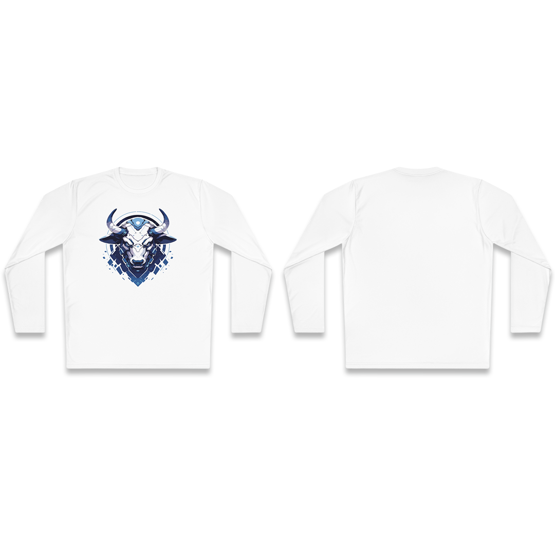 100%纯棉长袖T恤 | Mascot-Bull-013 