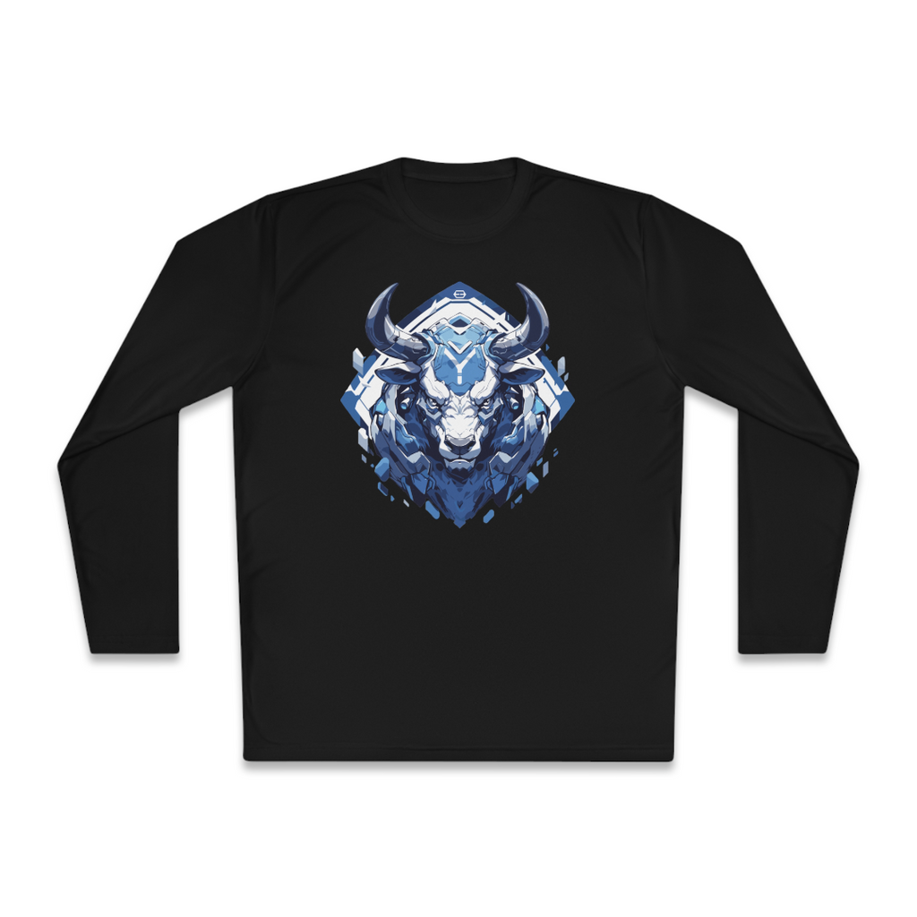 100%纯棉长袖T恤 | Mascot-Bull-014 