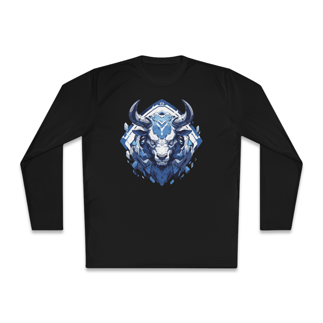 100%纯棉长袖T恤 | Mascot-Bull-014 