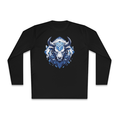 100% Cotton Long Sleeve Tee | Mascot-Bull-014