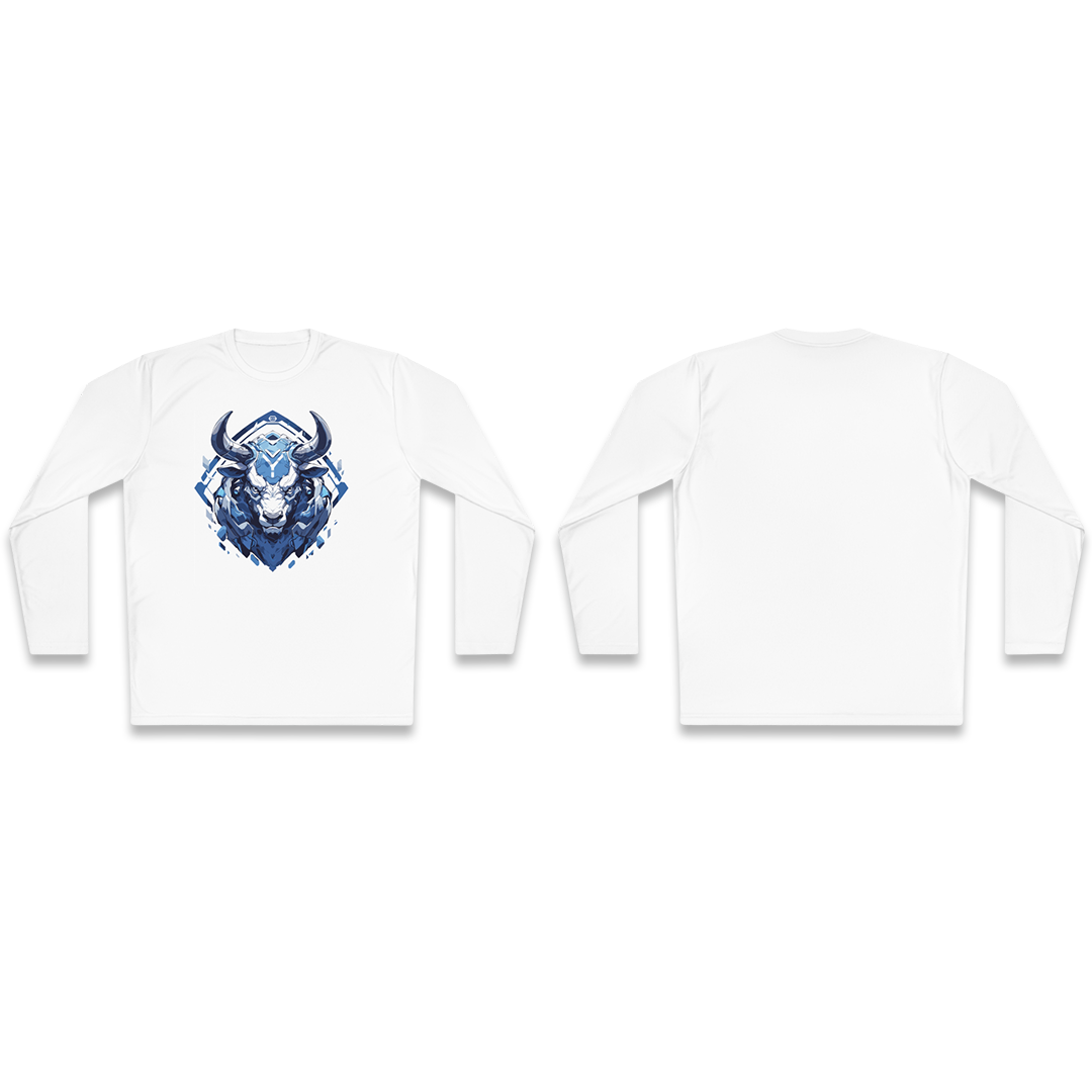 100%纯棉长袖T恤 | Mascot-Bull-014 