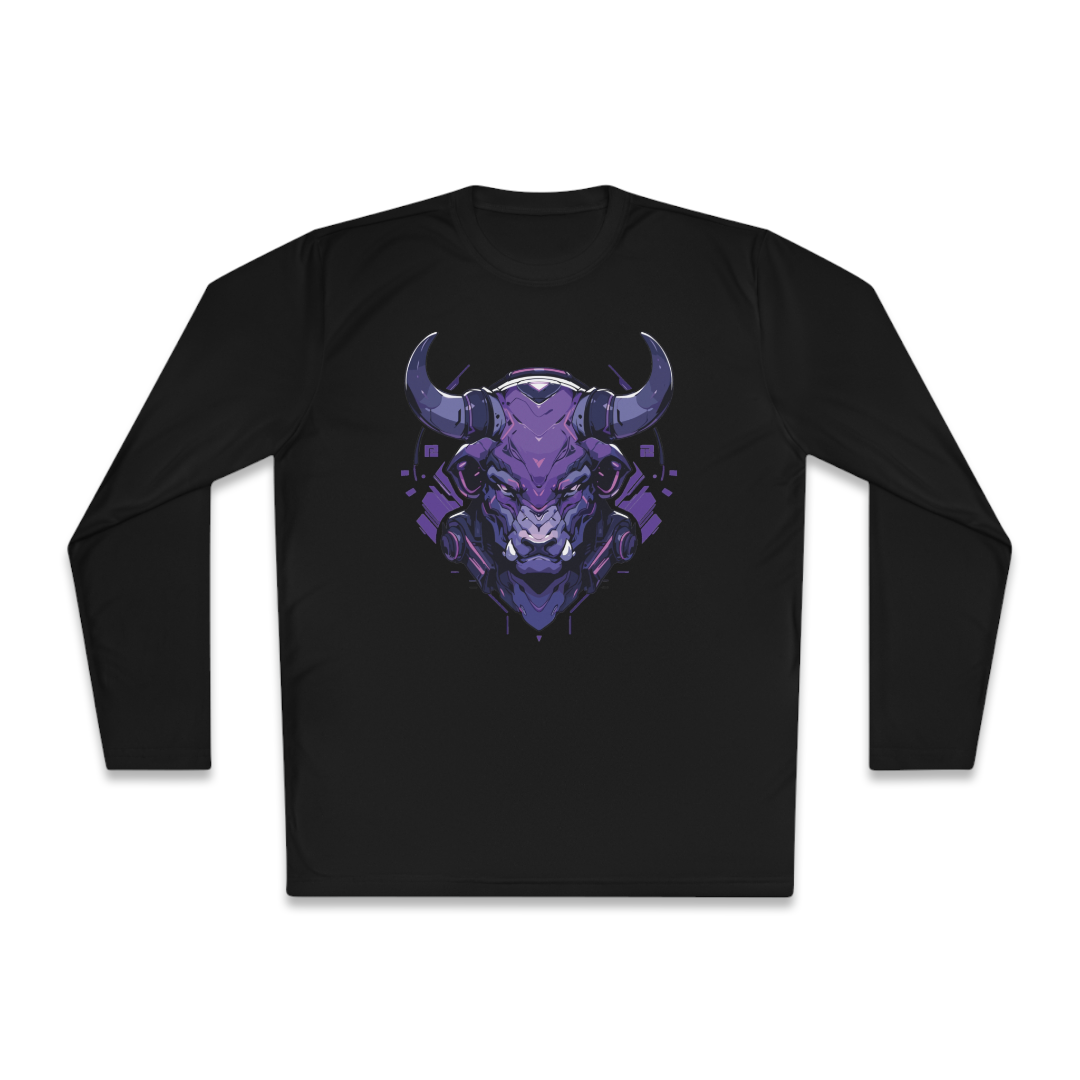 100%纯棉长袖T恤 | Mascot-Bull-015 