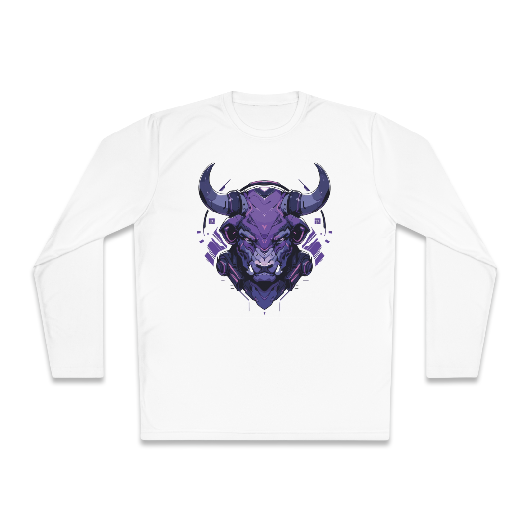 100%纯棉长袖T恤 | Mascot-Bull-015 