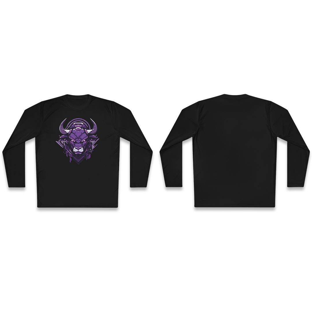100%纯棉长袖T恤 | Mascot-Bull-016 