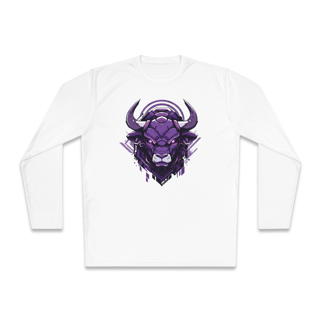 100%纯棉长袖T恤 | Mascot-Bull-016 