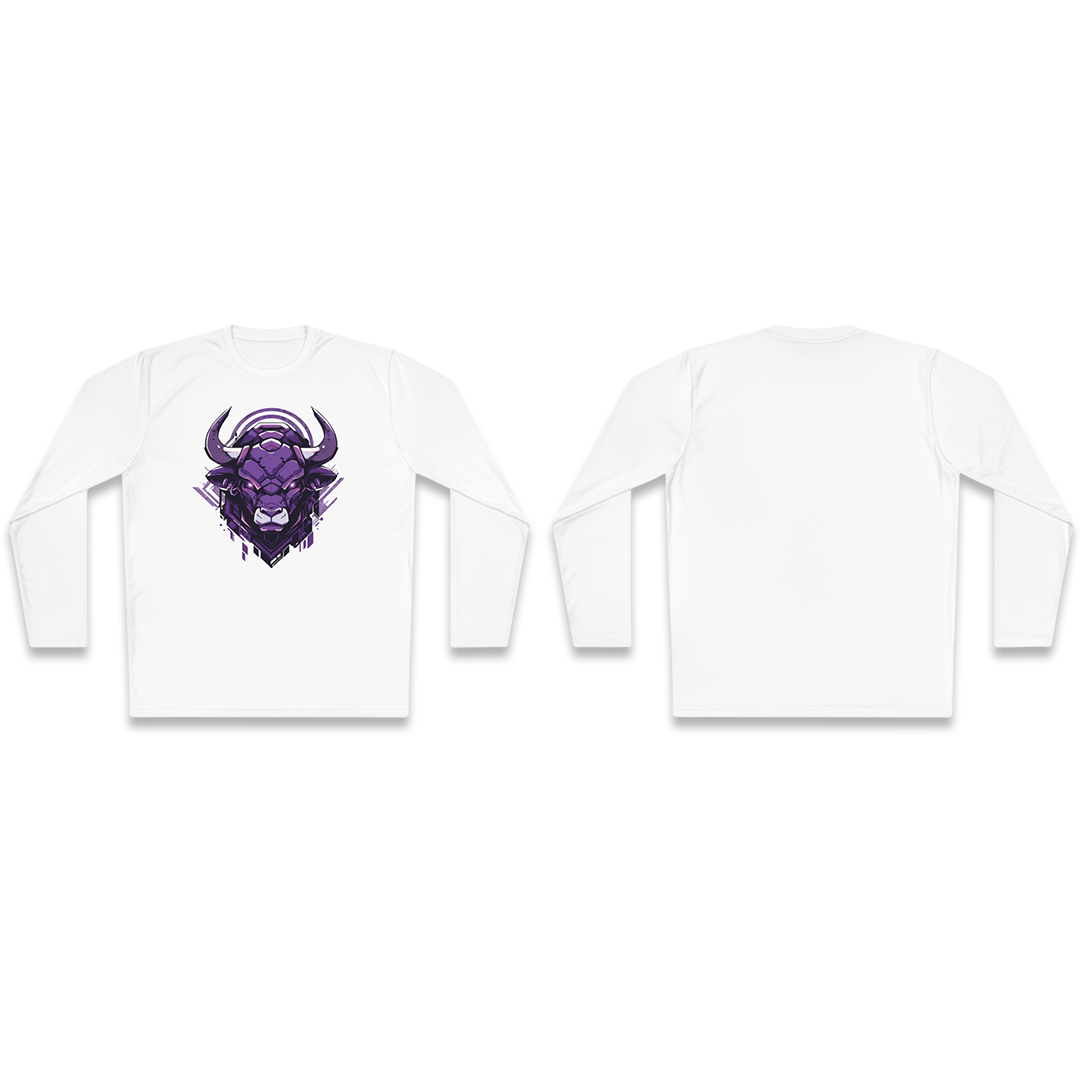 100%纯棉长袖T恤 | Mascot-Bull-016 