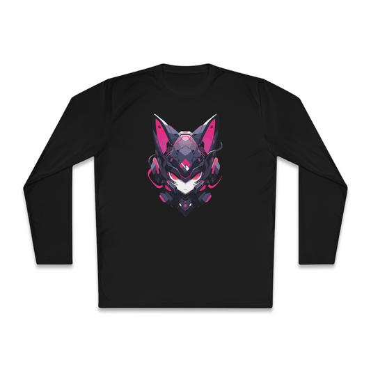 100% Cotton Long Sleeve Tee | Mascot-Cat-001