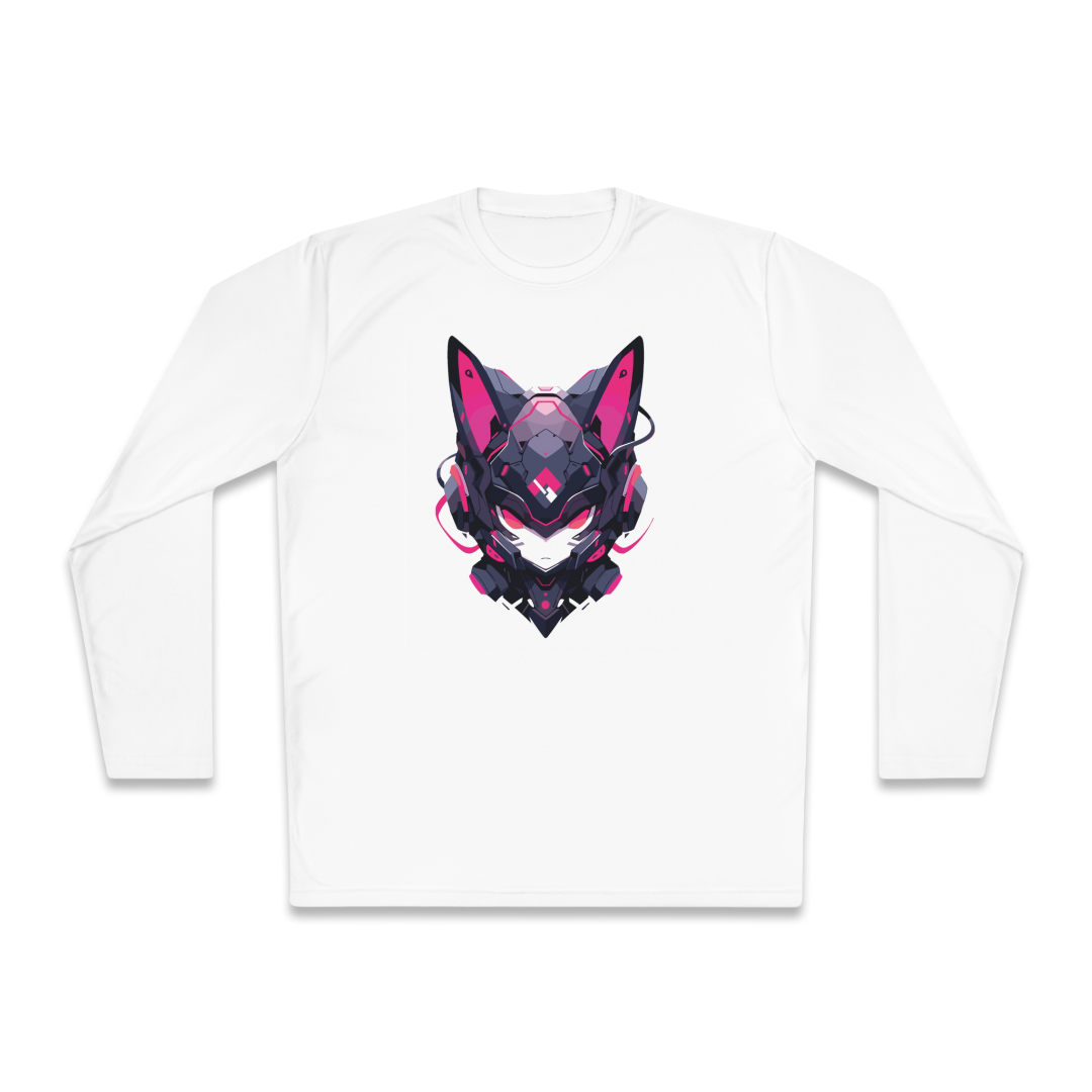 100%纯棉长袖T恤 | Mascot-Cat-001 