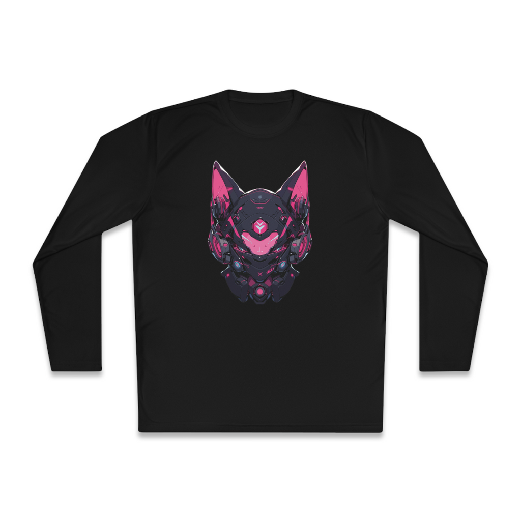100%纯棉长袖T恤 | Mascot-Cat-002 