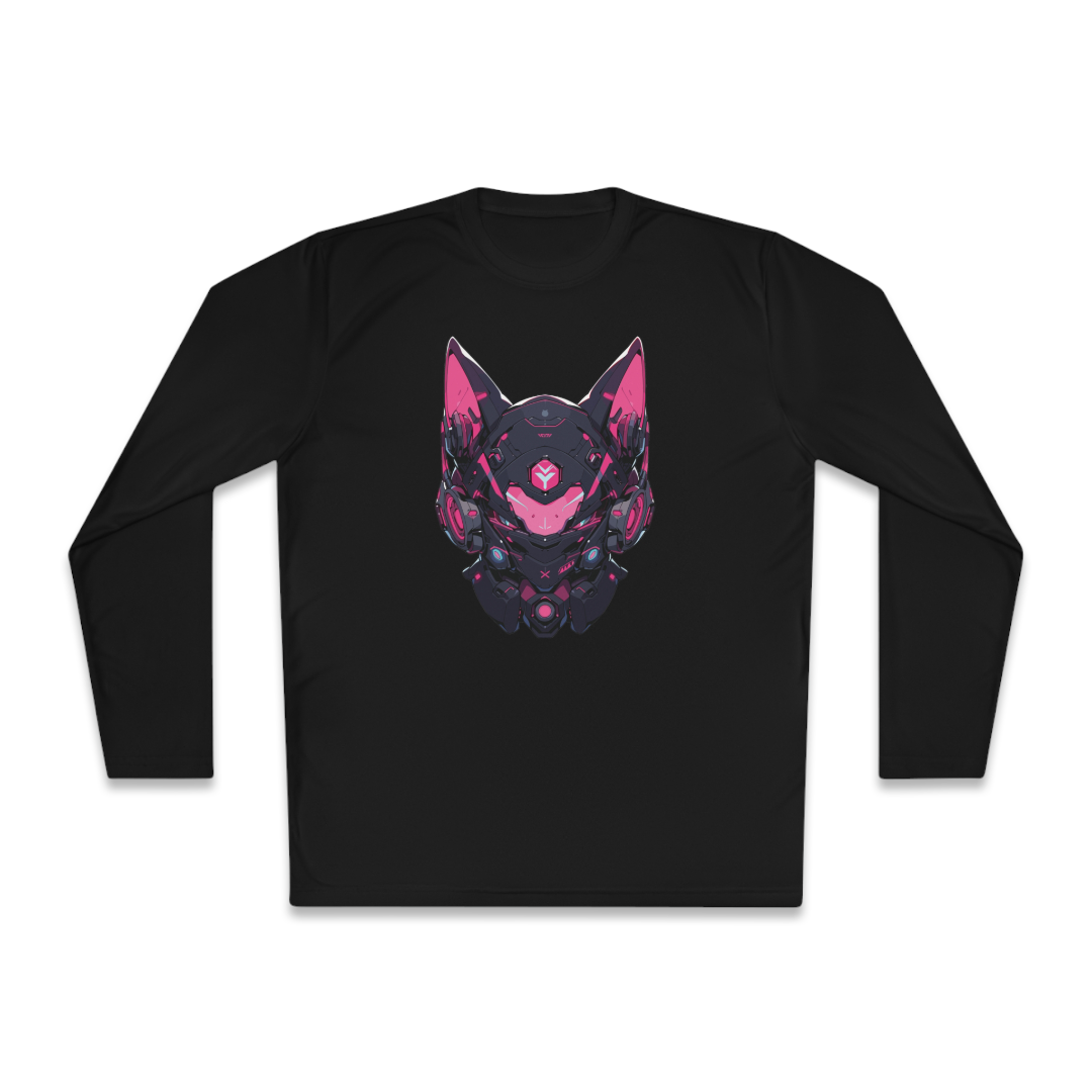 100%纯棉长袖T恤 | Mascot-Cat-002 