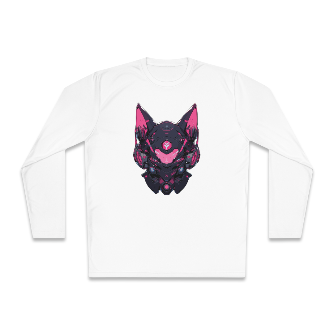 100%纯棉长袖T恤 | Mascot-Cat-002 