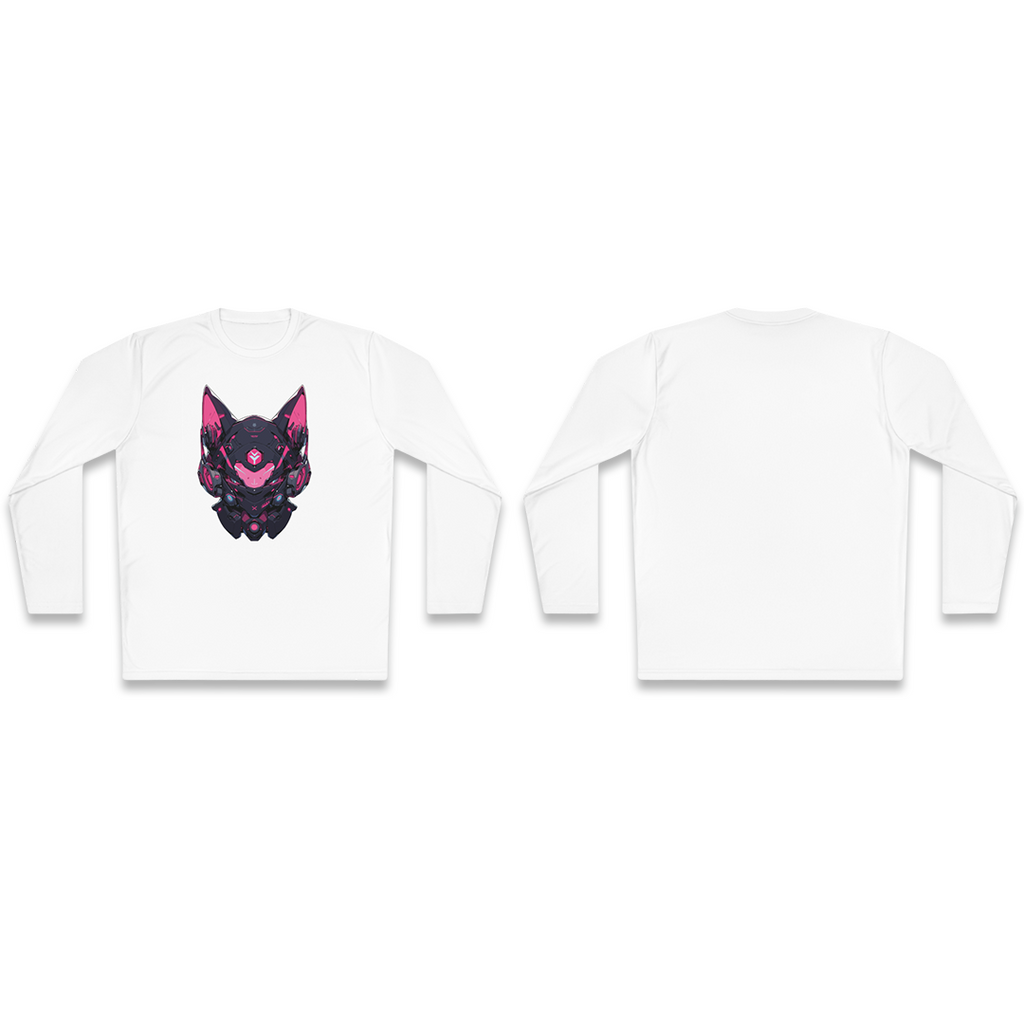 100%纯棉长袖T恤 | Mascot-Cat-002 