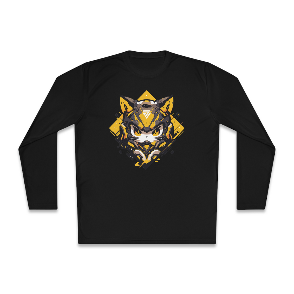 100% 纯棉长袖T恤 | Mascot-Cat-003 