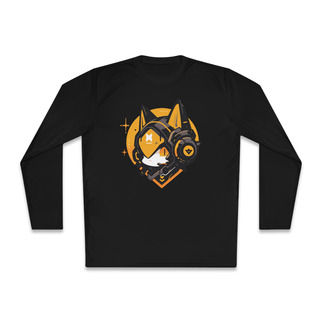 100%纯棉长袖T恤 | Mascot-Cat-004 
