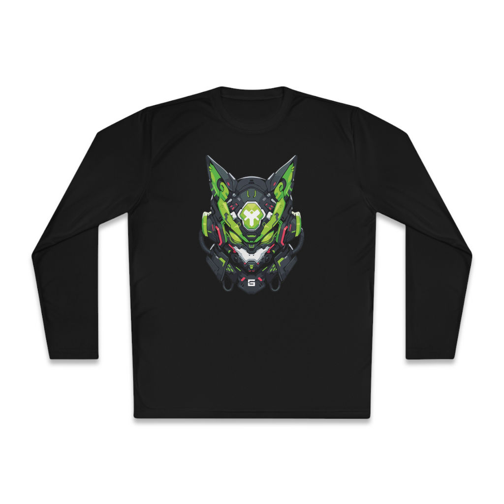 100%纯棉长袖T恤 | Mascot-Cat-005 