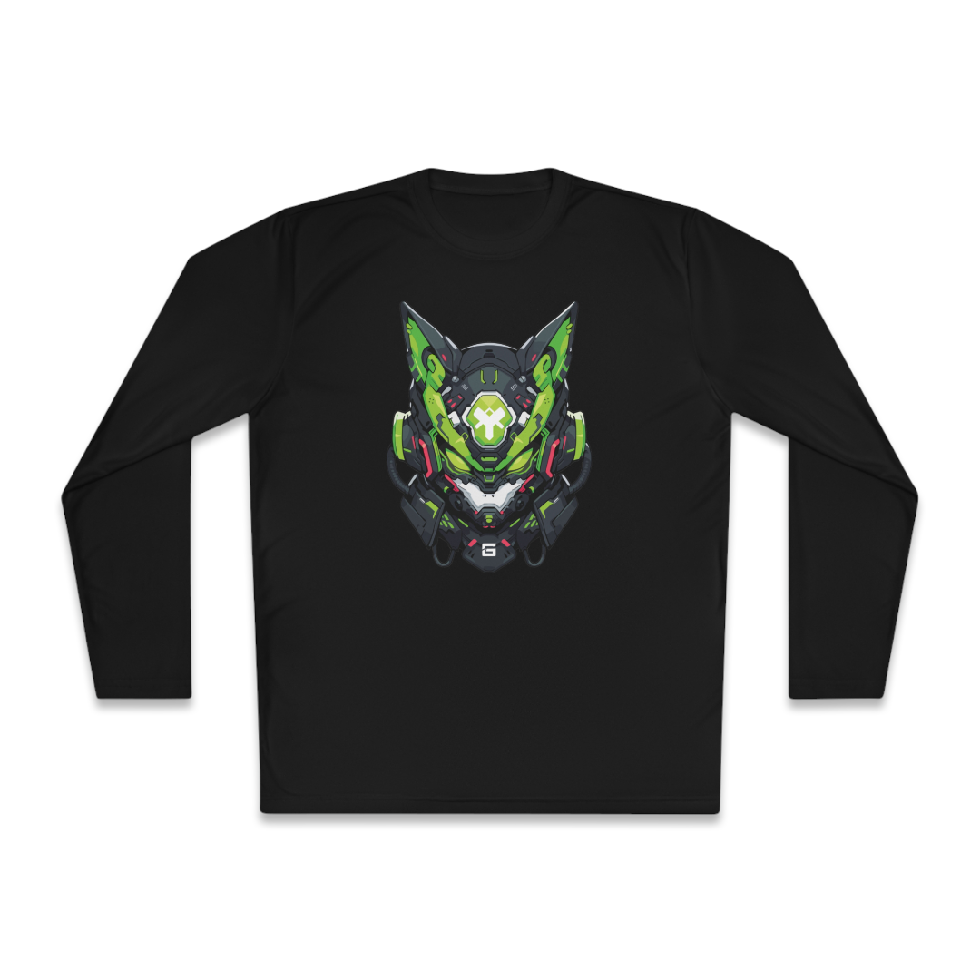 100%纯棉长袖T恤 | Mascot-Cat-005 