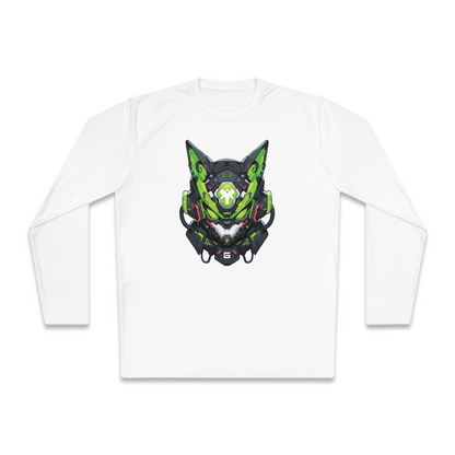 100% Cotton Long Sleeve Tee | Mascot-Cat-005