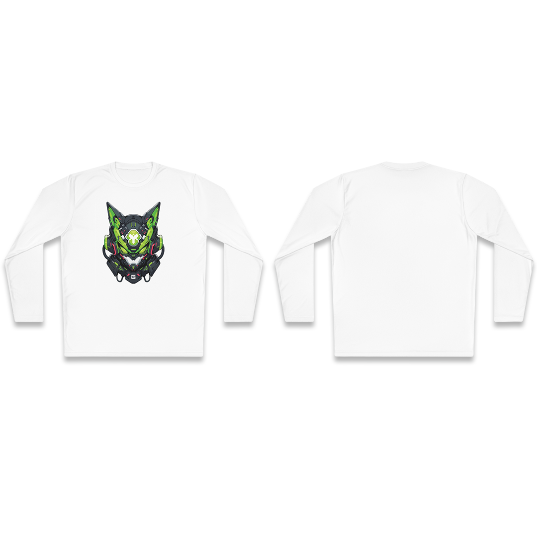 100%纯棉长袖T恤 | Mascot-Cat-005 