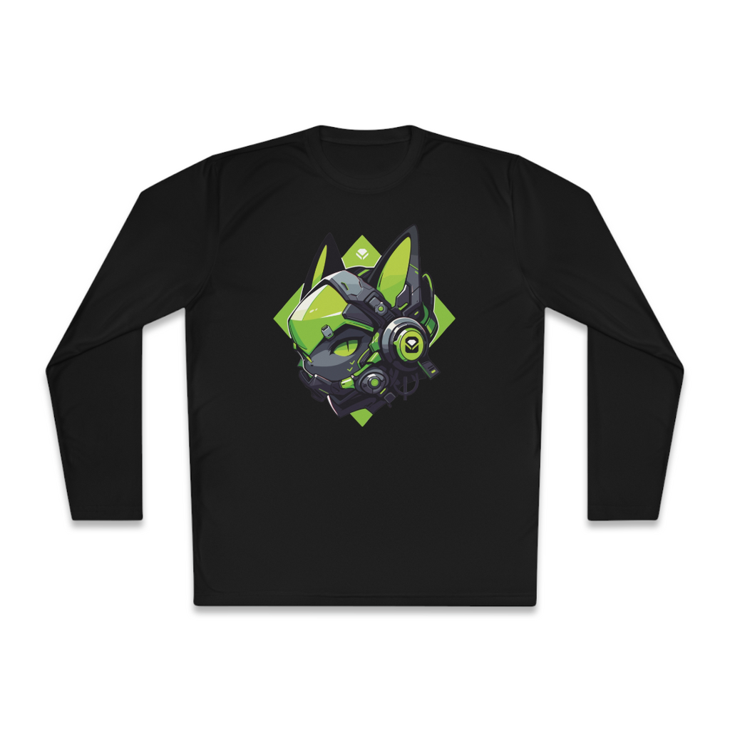 100%纯棉长袖T恤 | Mascot-Cat-006 