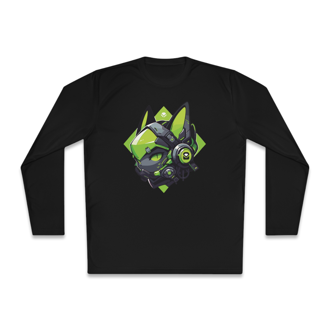 100%纯棉长袖T恤 | Mascot-Cat-006 